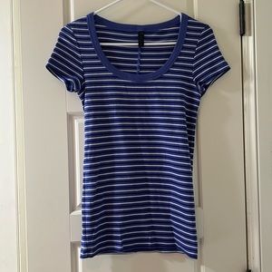 Victoria’s Secret purple stripe t shirt